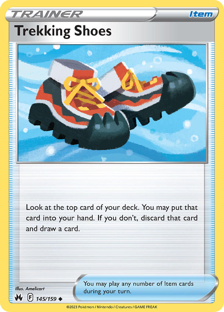 Crown Zenith Trekking Shoes [Prize-Pack] Pokémon card
